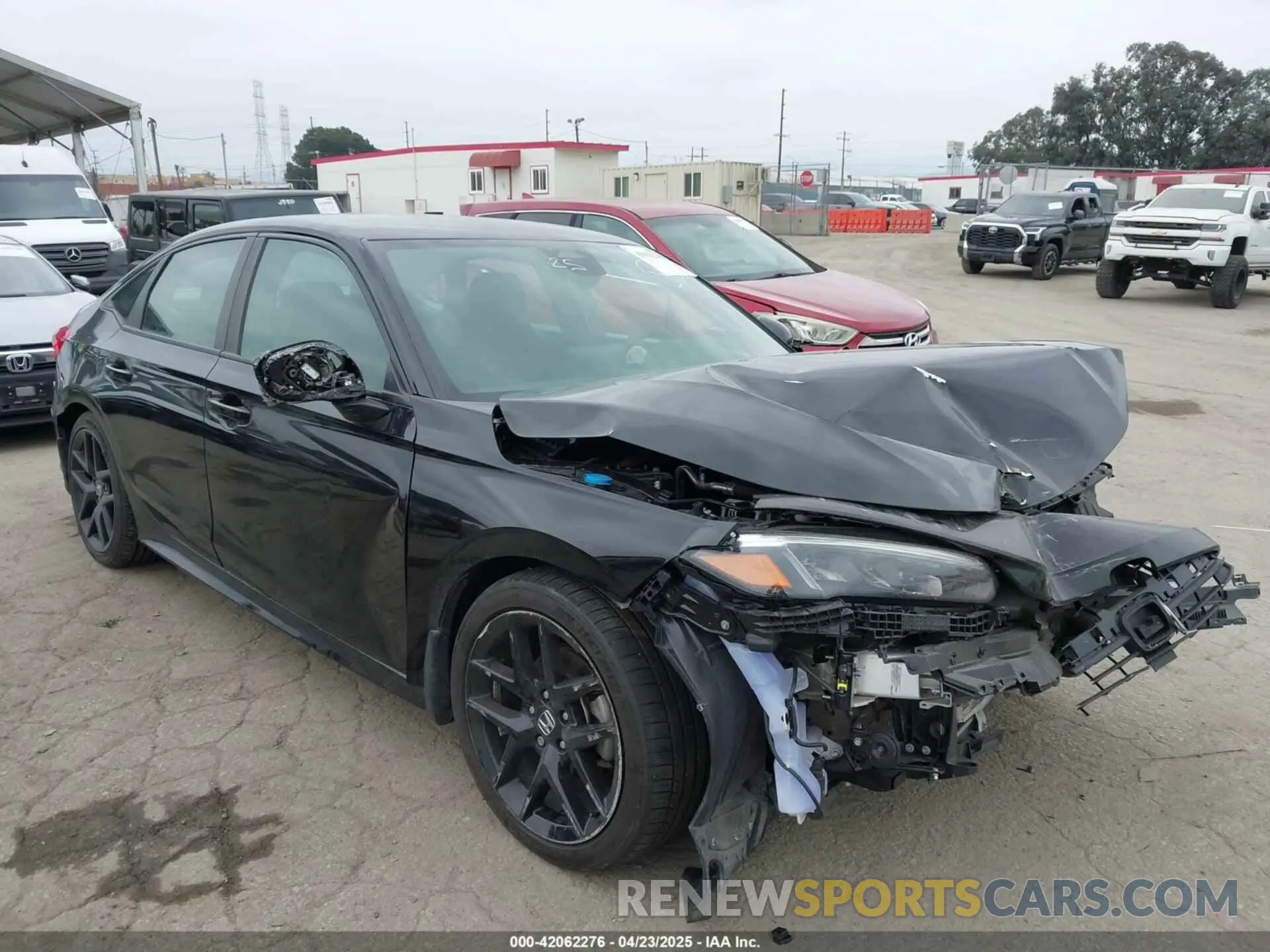 1 Photograph of a damaged car 2HGFE2F56NH577291 HONDA CIVIC 2022