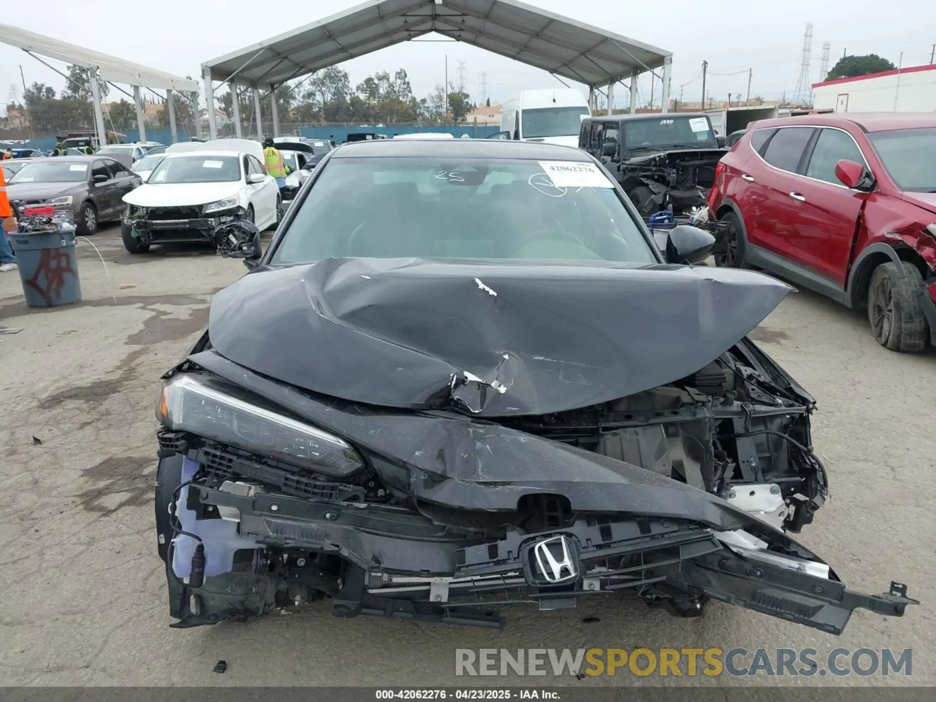 12 Photograph of a damaged car 2HGFE2F56NH577291 HONDA CIVIC 2022