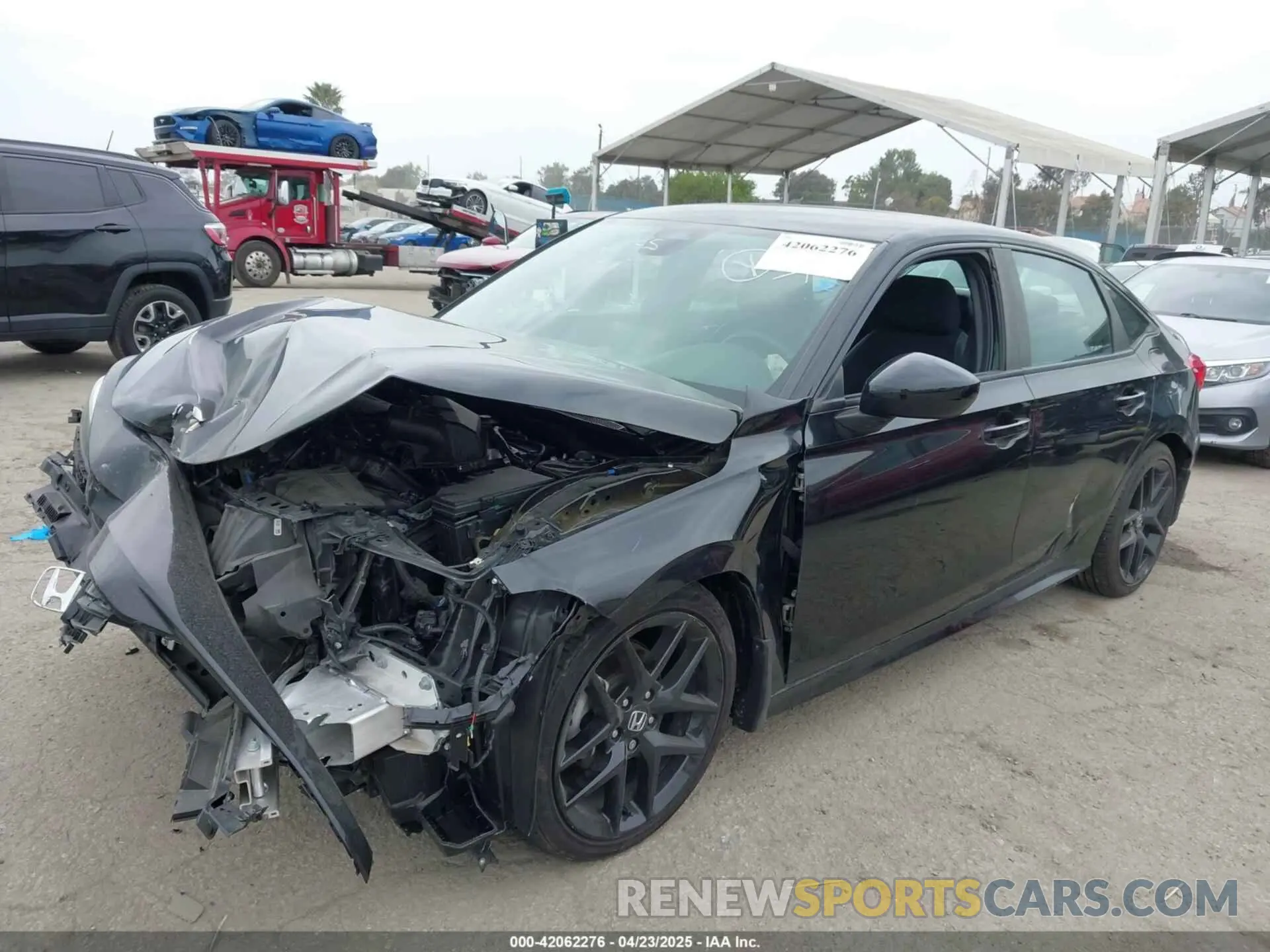 2 Photograph of a damaged car 2HGFE2F56NH577291 HONDA CIVIC 2022