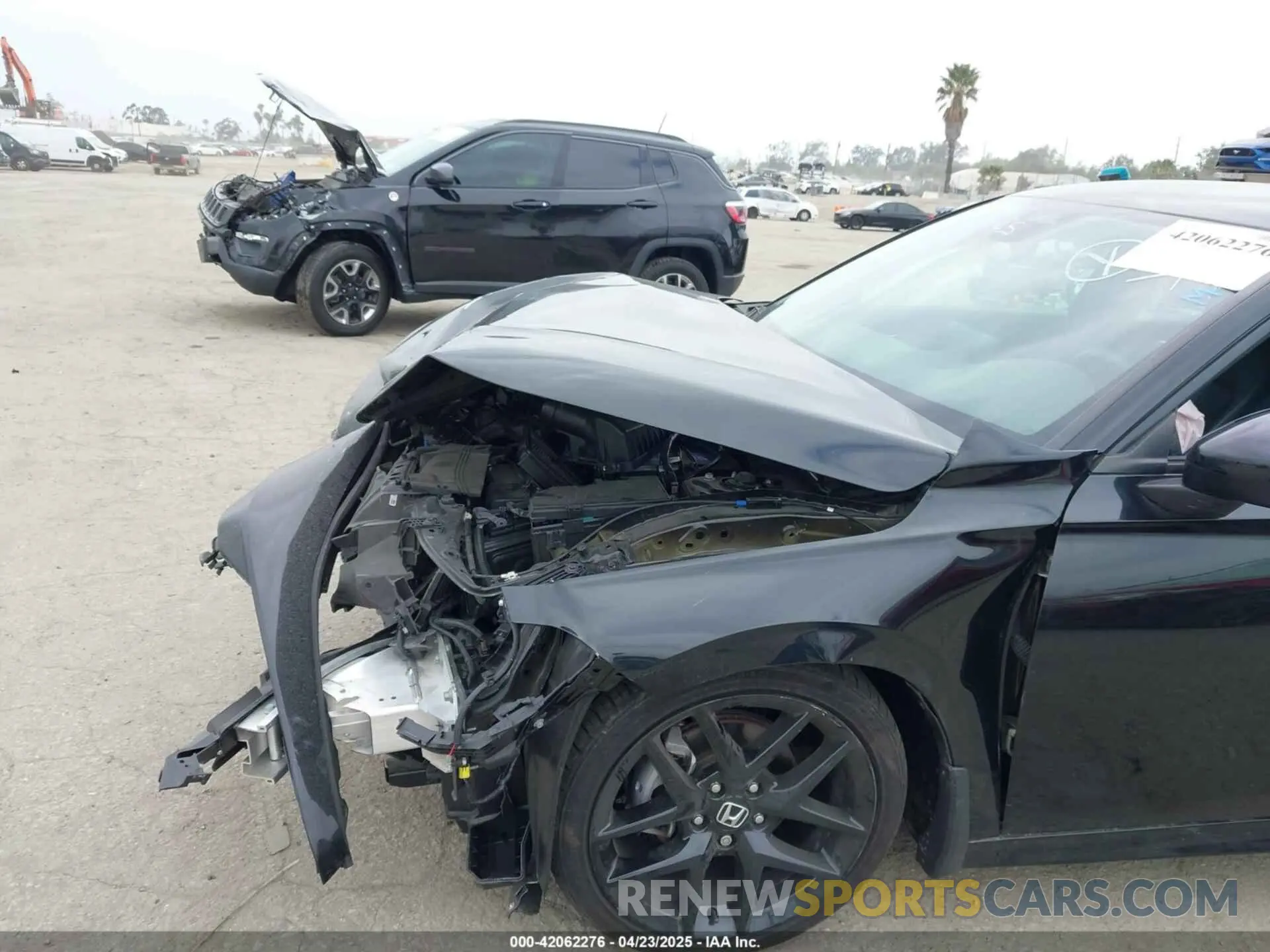 6 Photograph of a damaged car 2HGFE2F56NH577291 HONDA CIVIC 2022