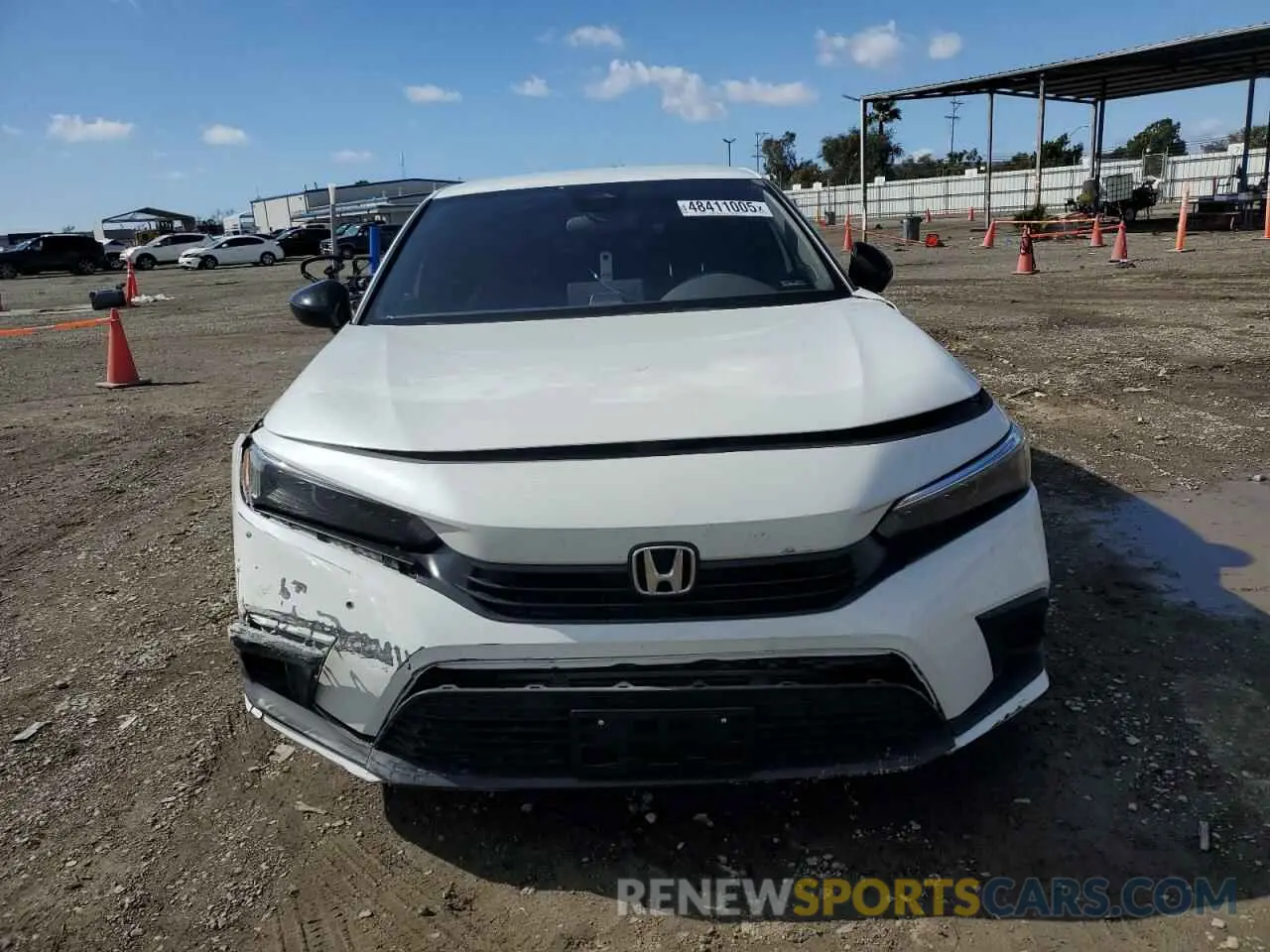 5 Photograph of a damaged car 2HGFE2F56NH580028 HONDA CIVIC 2022