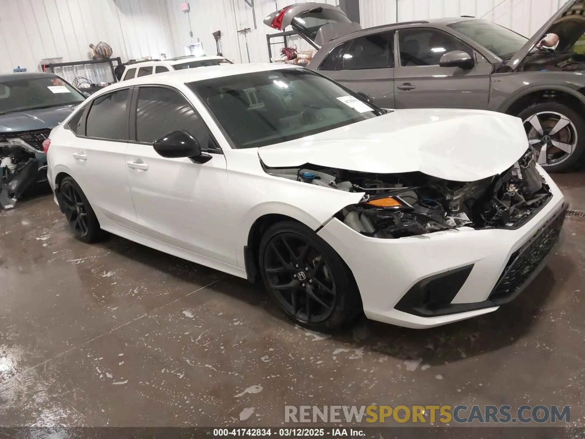 1 Photograph of a damaged car 2HGFE2F56NH581471 HONDA CIVIC 2022