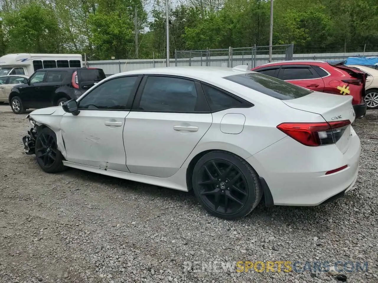 2 Photograph of a damaged car 2HGFE2F56NH583267 HONDA CIVIC 2022