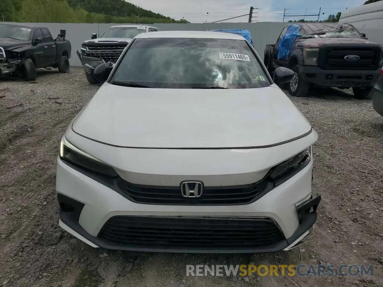 5 Photograph of a damaged car 2HGFE2F56NH583267 HONDA CIVIC 2022