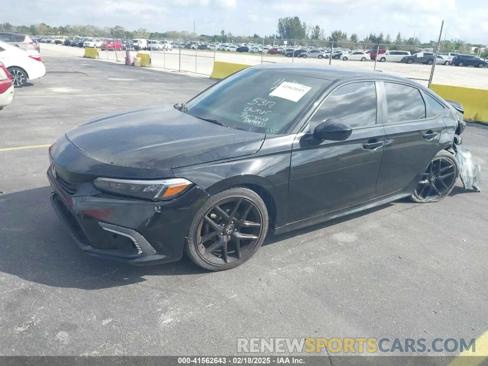 2 Photograph of a damaged car 2HGFE2F56NH585312 HONDA CIVIC 2022