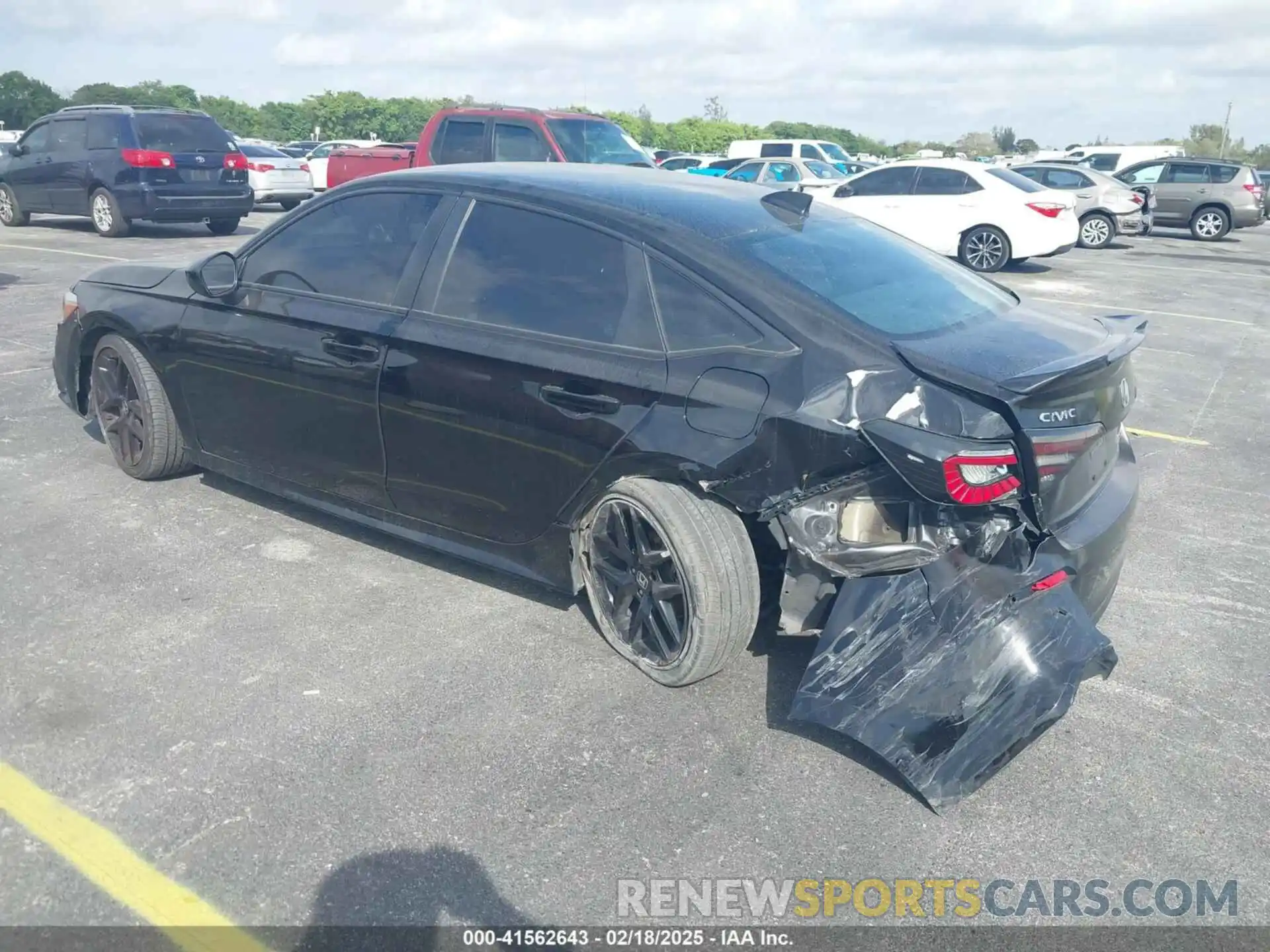 3 Photograph of a damaged car 2HGFE2F56NH585312 HONDA CIVIC 2022