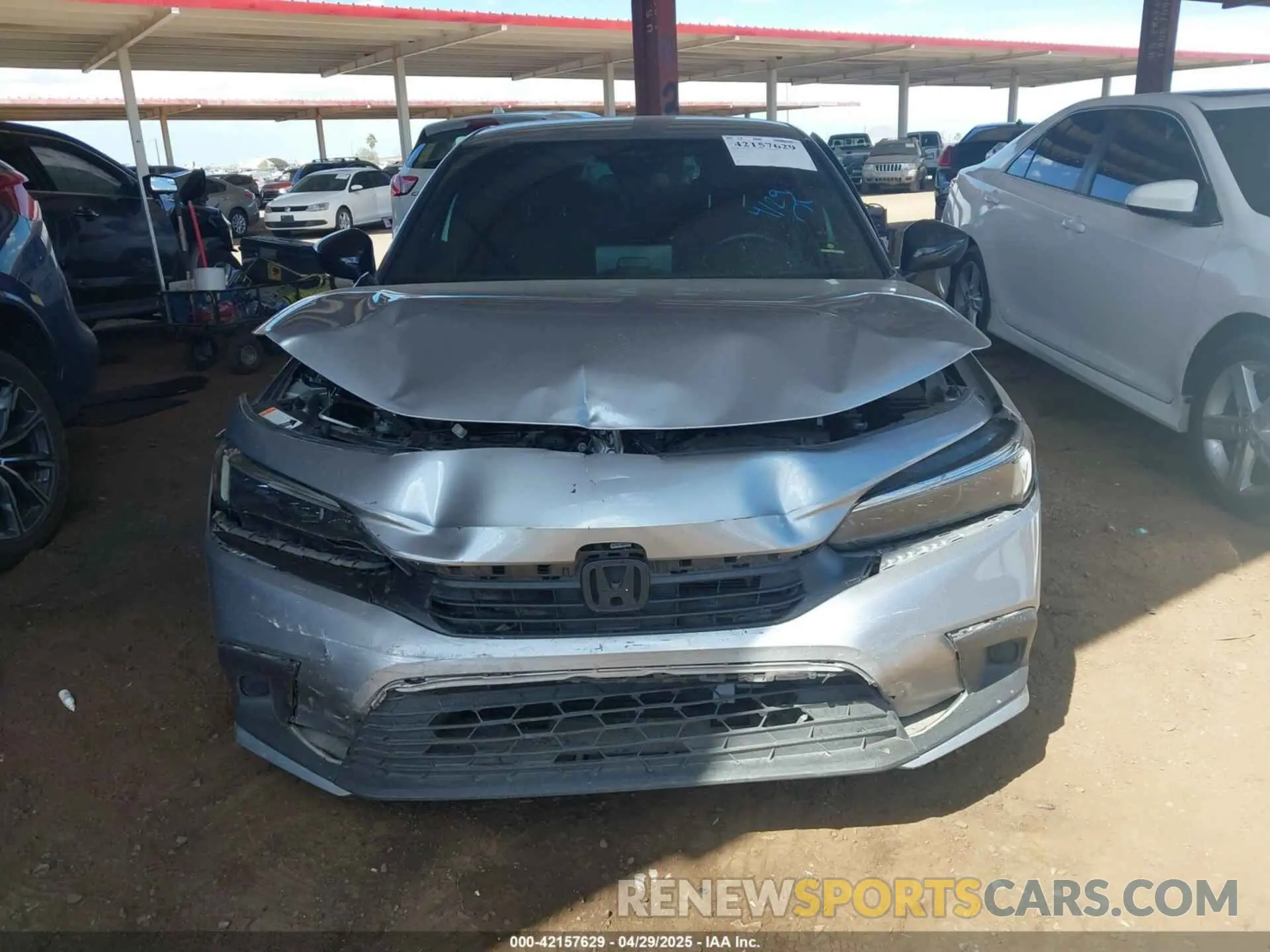 11 Photograph of a damaged car 2HGFE2F56NH585634 HONDA CIVIC 2022