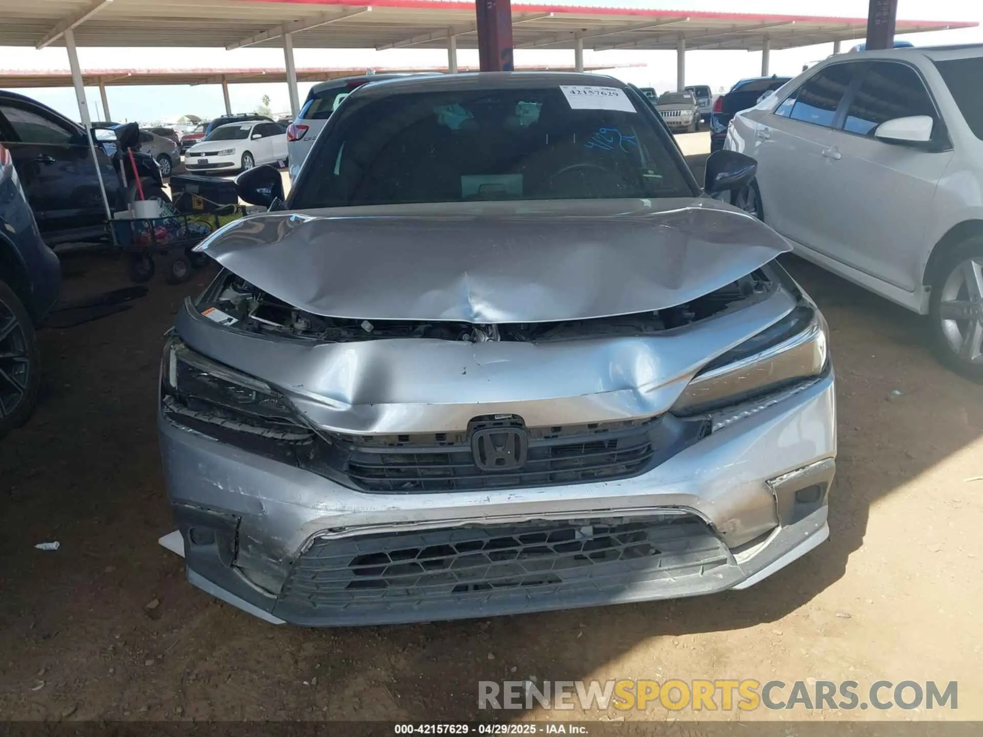 6 Photograph of a damaged car 2HGFE2F56NH585634 HONDA CIVIC 2022