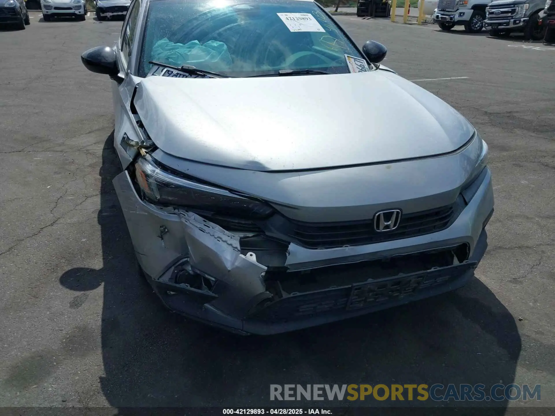 6 Photograph of a damaged car 2HGFE2F56NH593846 HONDA CIVIC 2022