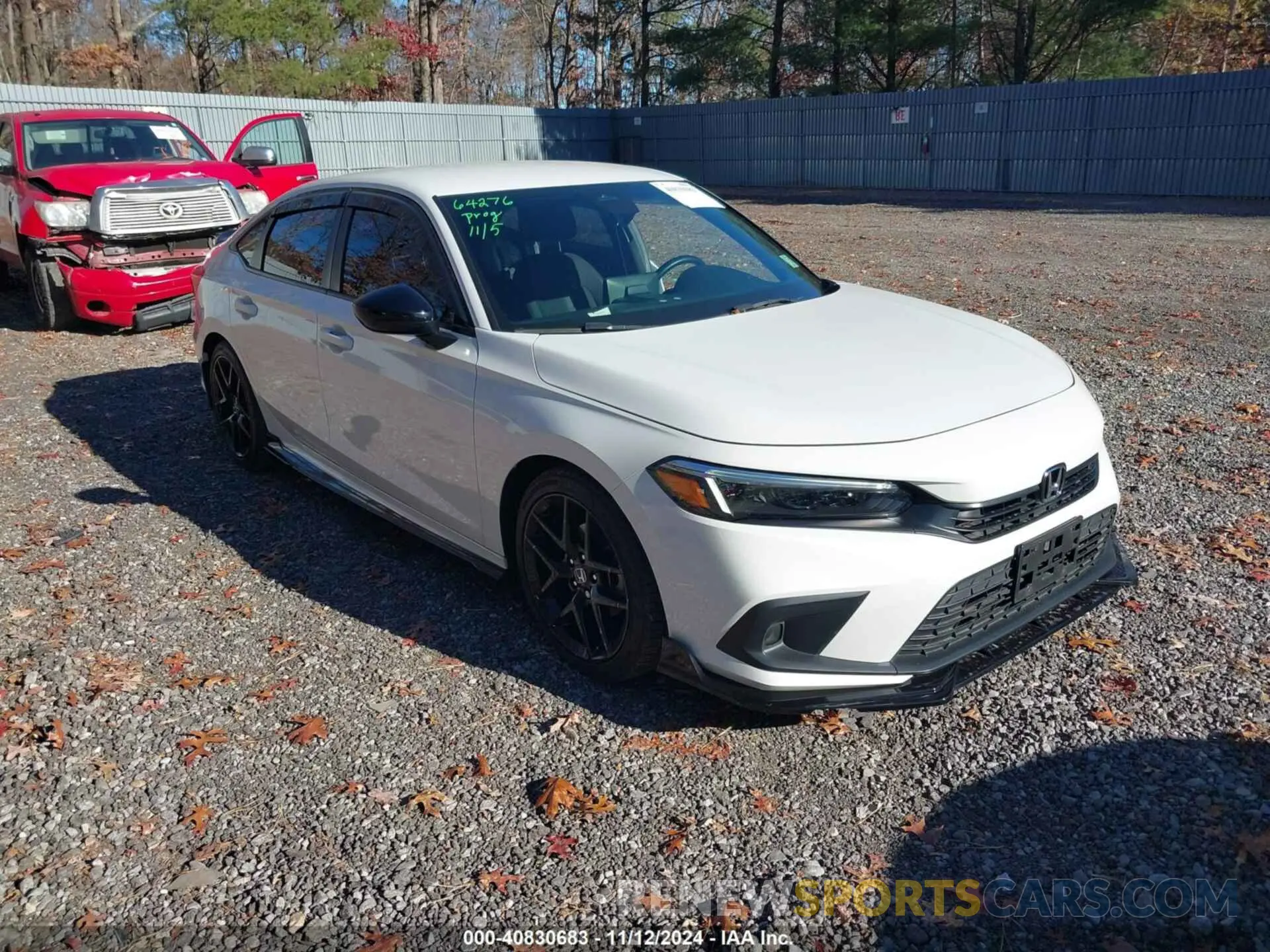 1 Photograph of a damaged car 2HGFE2F56NH596701 HONDA CIVIC 2022