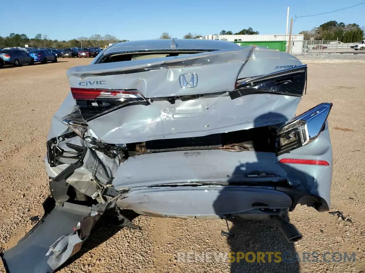 6 Photograph of a damaged car 2HGFE2F56NH601573 HONDA CIVIC 2022