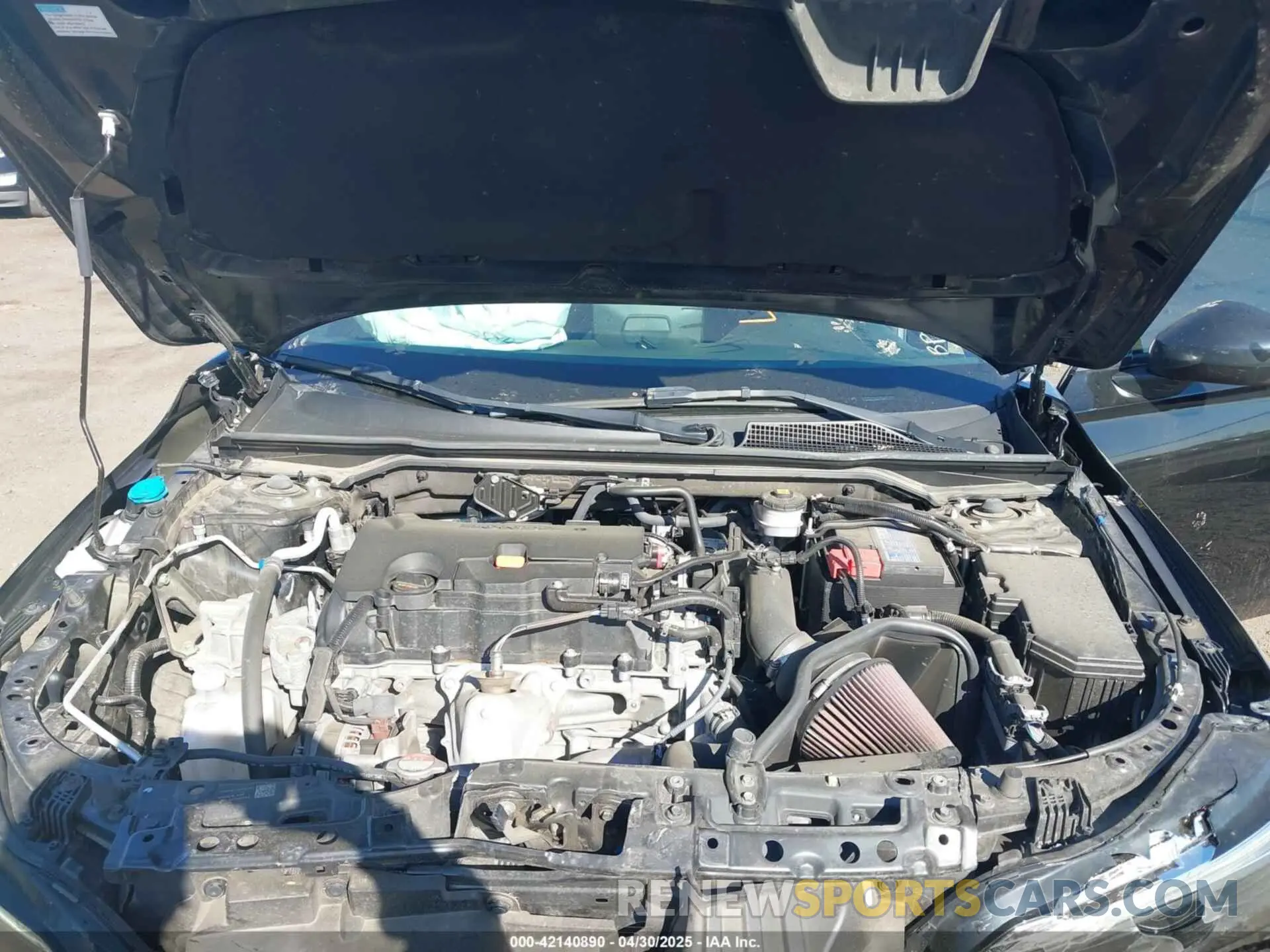 10 Photograph of a damaged car 2HGFE2F56NH606823 HONDA CIVIC 2022