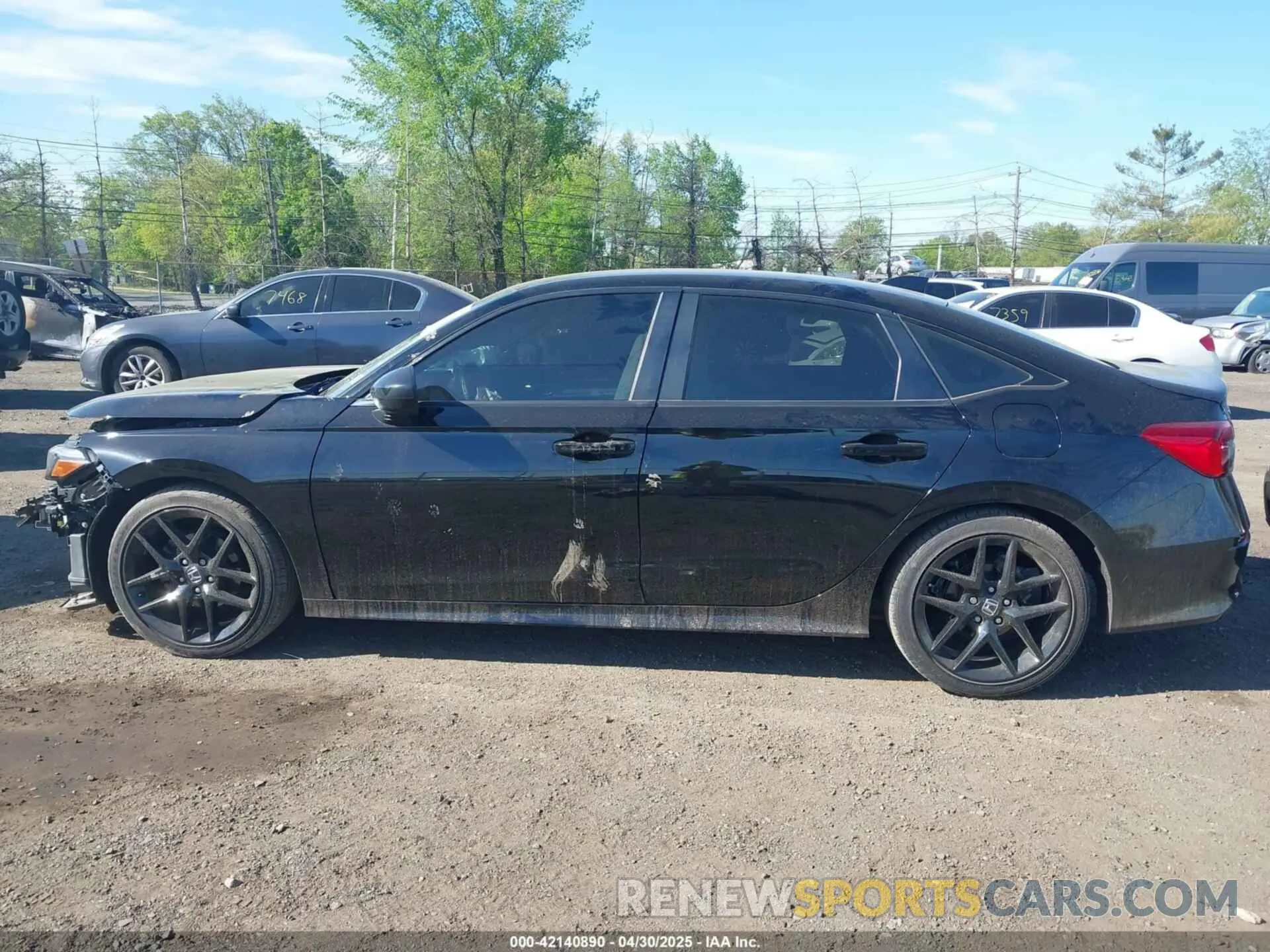 14 Photograph of a damaged car 2HGFE2F56NH606823 HONDA CIVIC 2022