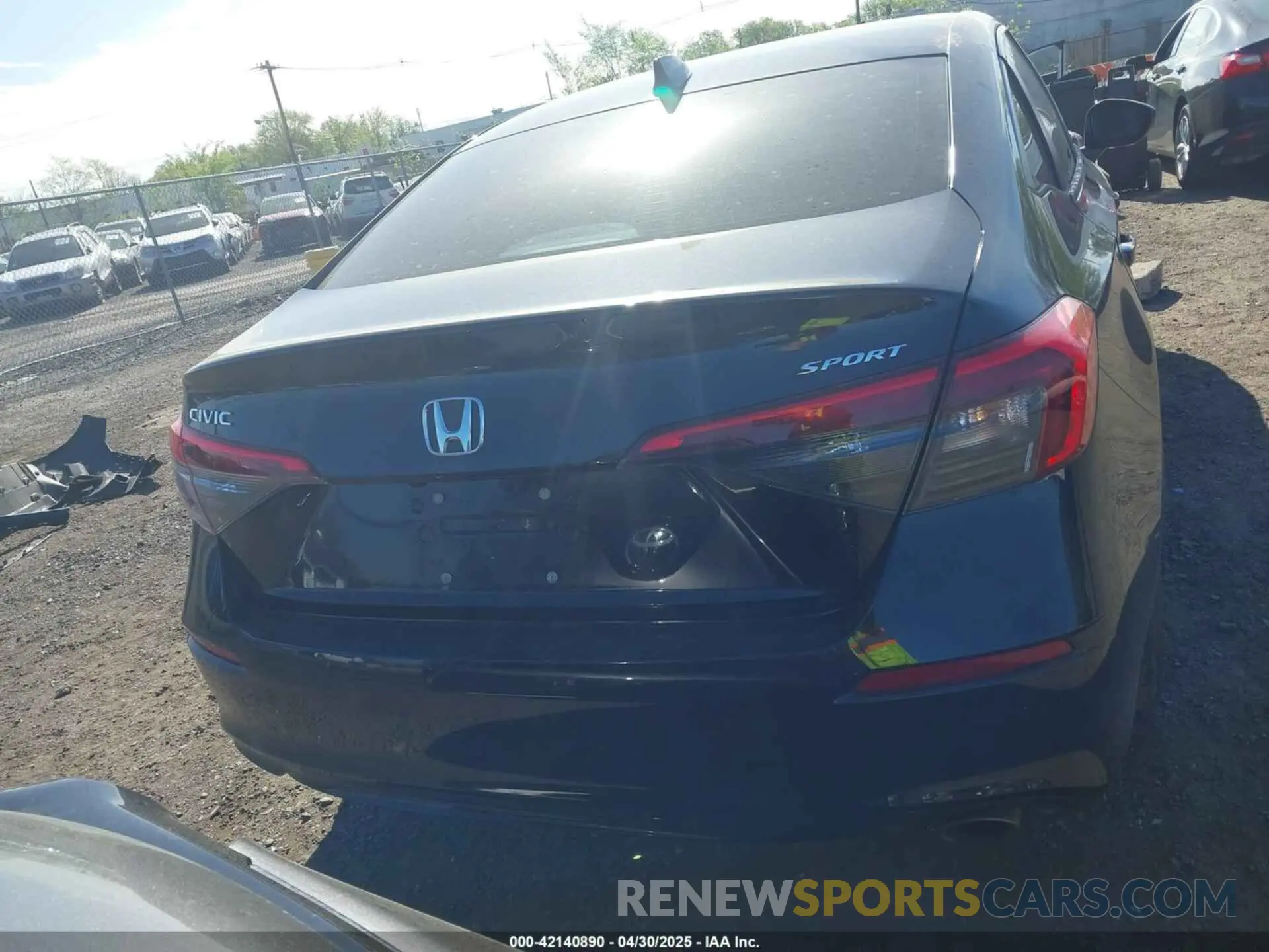 16 Photograph of a damaged car 2HGFE2F56NH606823 HONDA CIVIC 2022