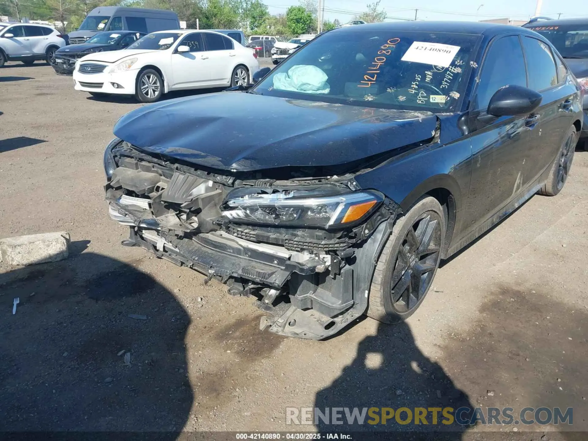 6 Photograph of a damaged car 2HGFE2F56NH606823 HONDA CIVIC 2022