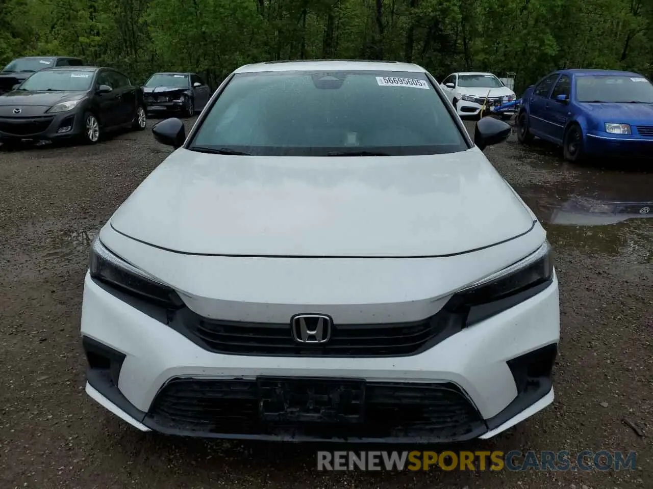 5 Photograph of a damaged car 2HGFE2F57NH119193 HONDA CIVIC 2022