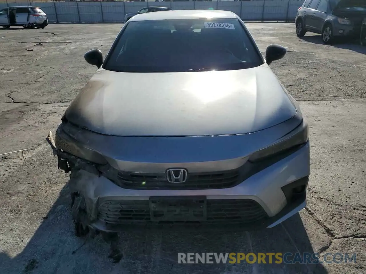 5 Photograph of a damaged car 2HGFE2F57NH502440 HONDA CIVIC 2022