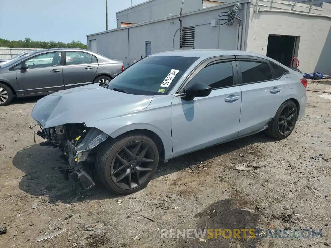 1 Photograph of a damaged car 2HGFE2F57NH514135 HONDA CIVIC 2022