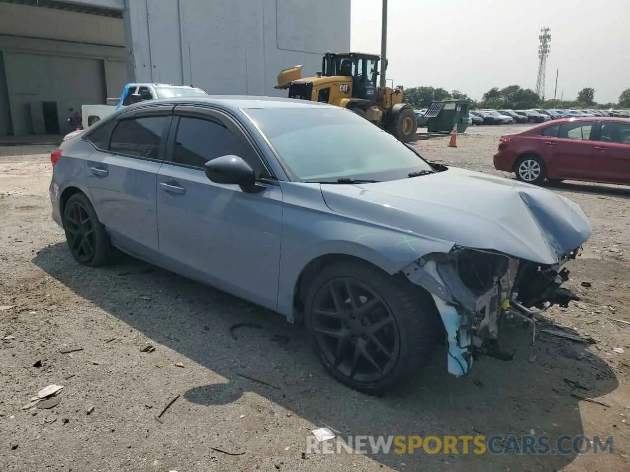 4 Photograph of a damaged car 2HGFE2F57NH514135 HONDA CIVIC 2022