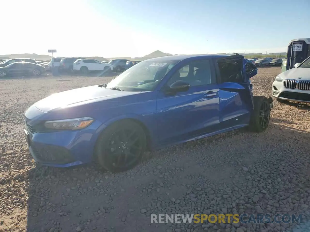 1 Photograph of a damaged car 2HGFE2F57NH537480 HONDA CIVIC 2022