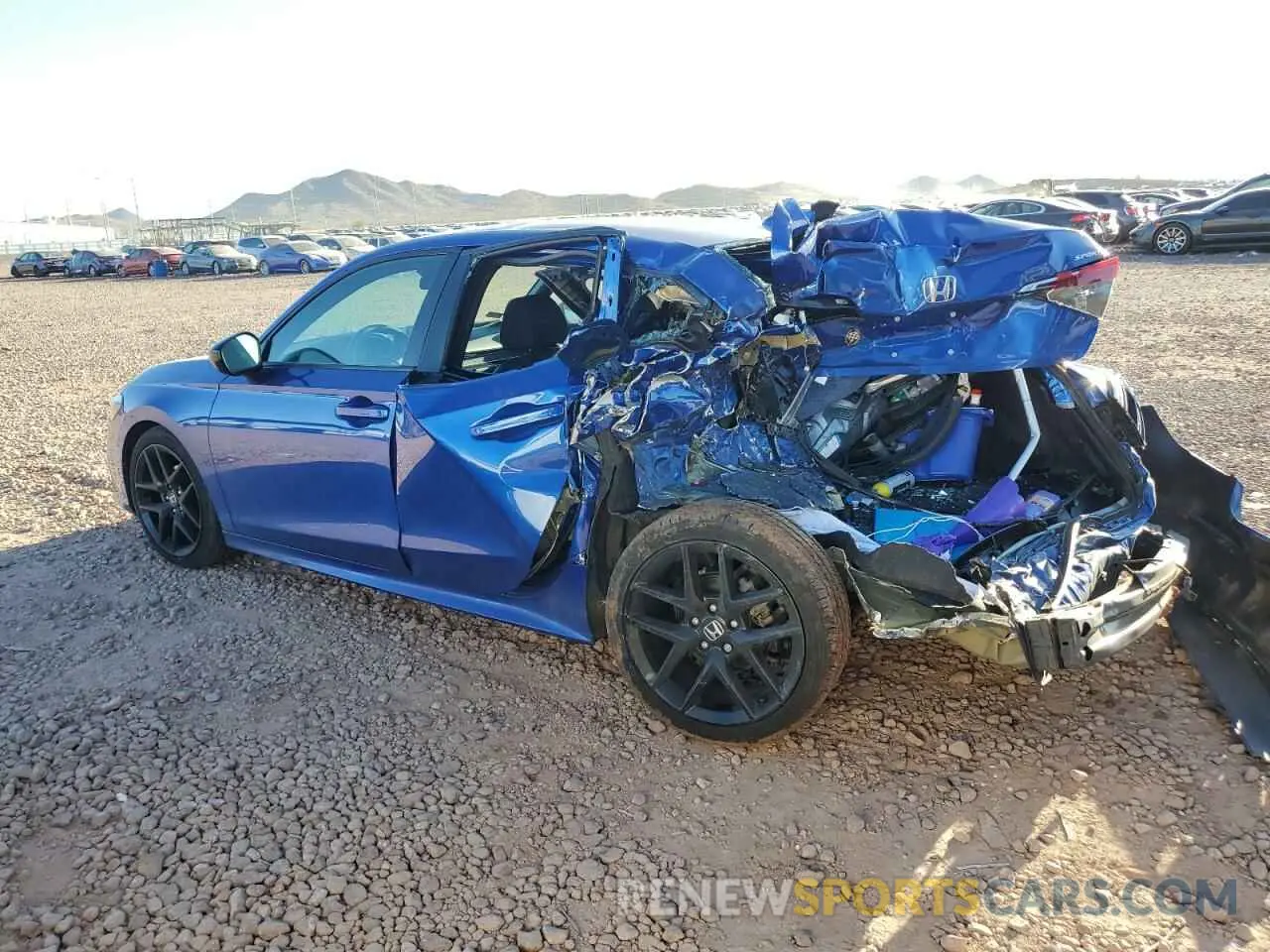 2 Photograph of a damaged car 2HGFE2F57NH537480 HONDA CIVIC 2022