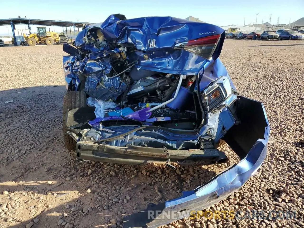 6 Photograph of a damaged car 2HGFE2F57NH537480 HONDA CIVIC 2022