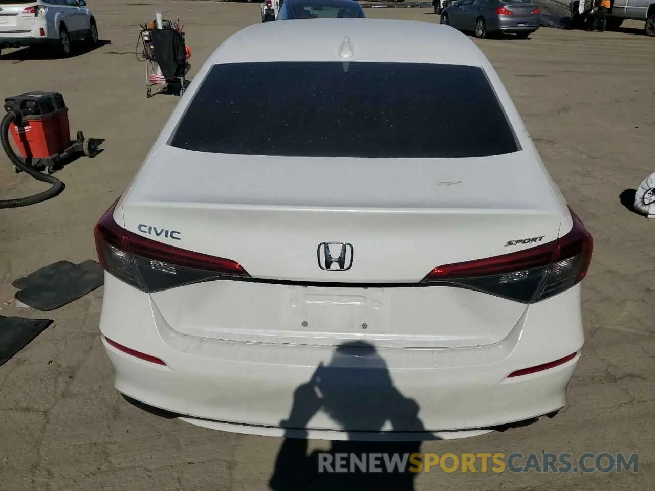 6 Photograph of a damaged car 2HGFE2F57NH538869 HONDA CIVIC 2022