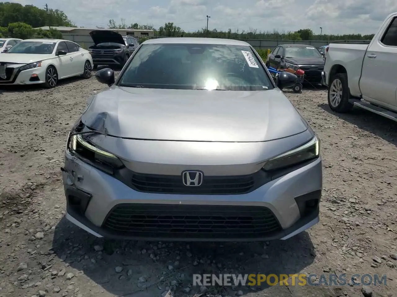 5 Photograph of a damaged car 2HGFE2F57NH540640 HONDA CIVIC 2022