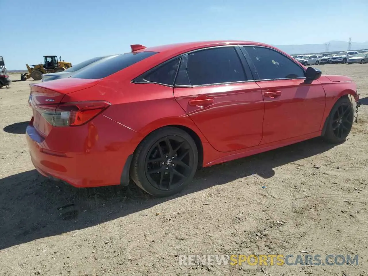3 Photograph of a damaged car 2HGFE2F57NH545076 HONDA CIVIC 2022