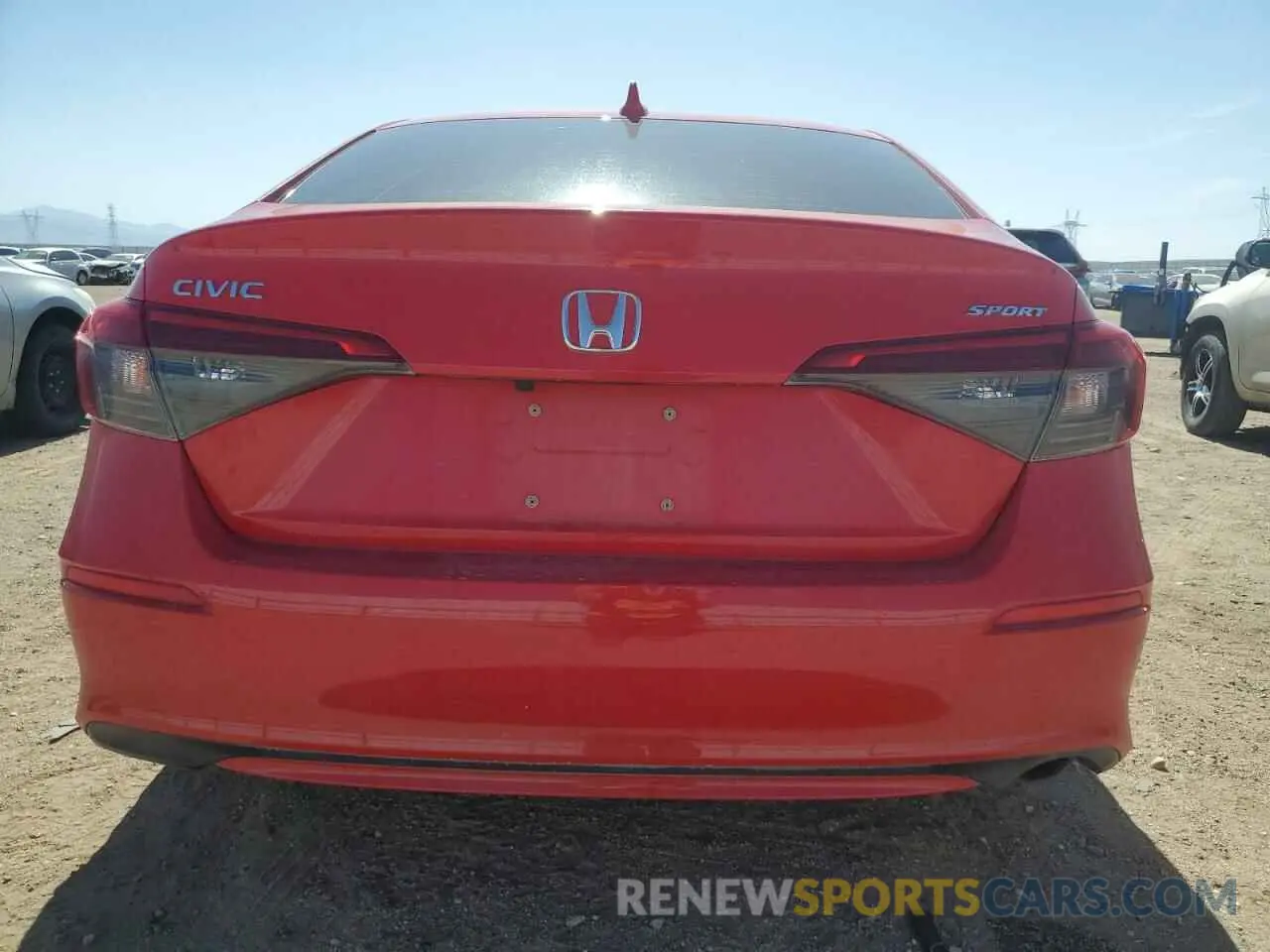 6 Photograph of a damaged car 2HGFE2F57NH545076 HONDA CIVIC 2022
