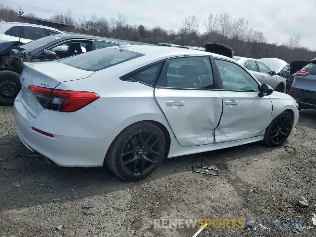 3 Photograph of a damaged car 2HGFE2F57NH550455 HONDA CIVIC 2022