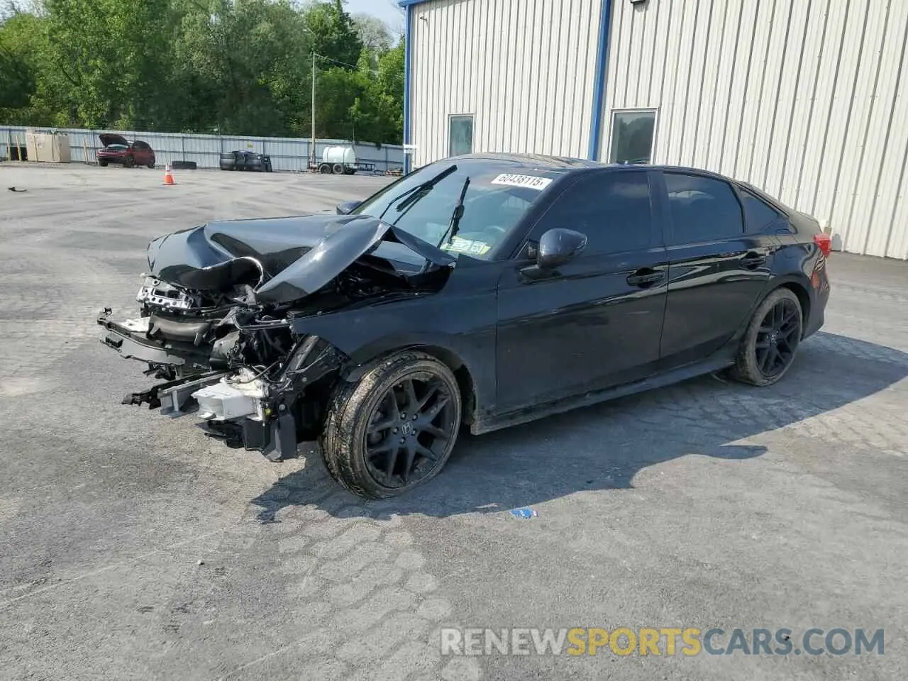 1 Photograph of a damaged car 2HGFE2F57NH570057 HONDA CIVIC 2022
