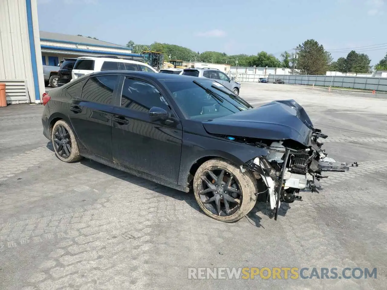 4 Photograph of a damaged car 2HGFE2F57NH570057 HONDA CIVIC 2022