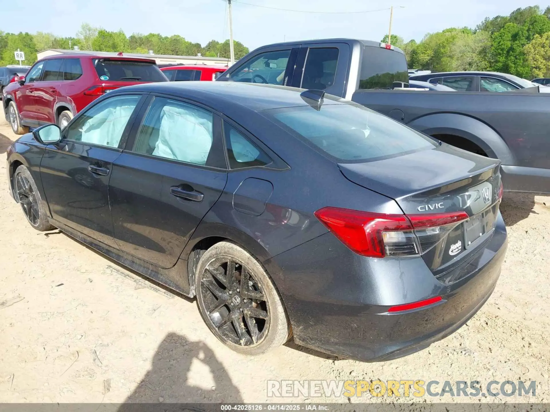 3 Photograph of a damaged car 2HGFE2F57NH574061 HONDA CIVIC 2022