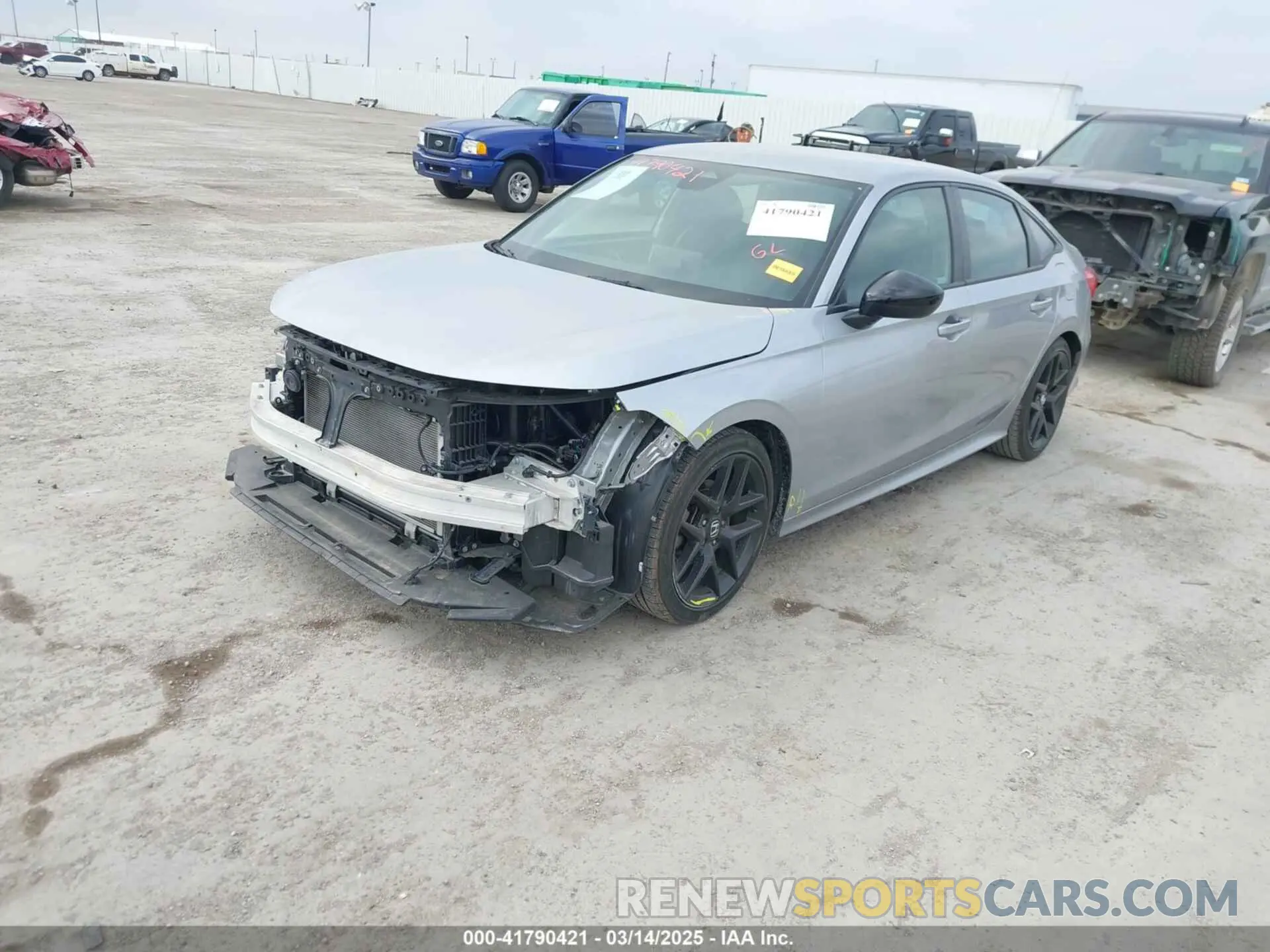 2 Photograph of a damaged car 2HGFE2F57NH577364 HONDA CIVIC 2022