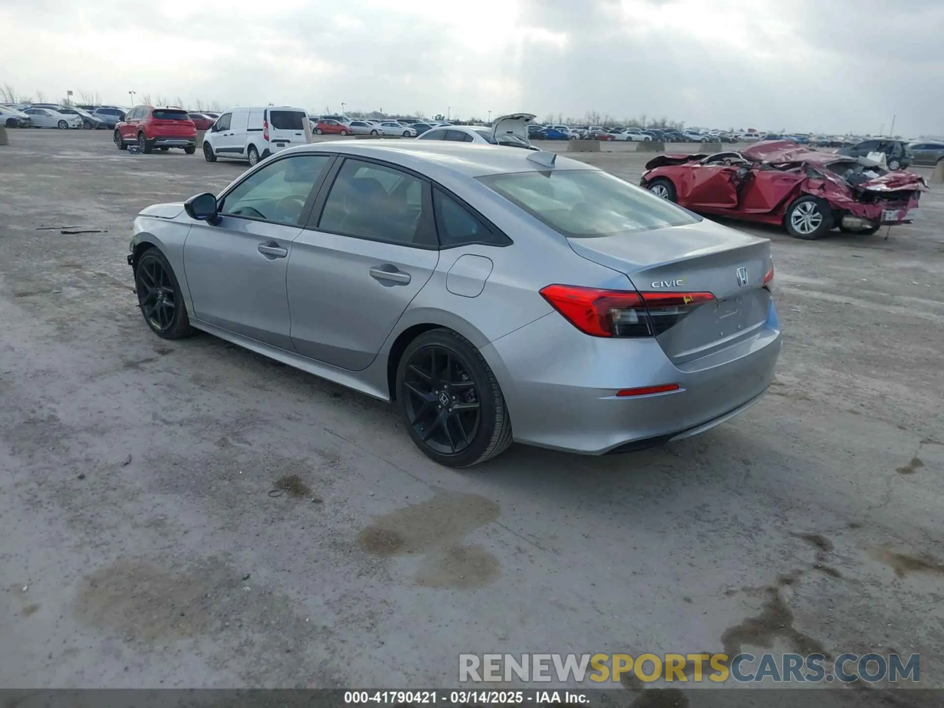 3 Photograph of a damaged car 2HGFE2F57NH577364 HONDA CIVIC 2022