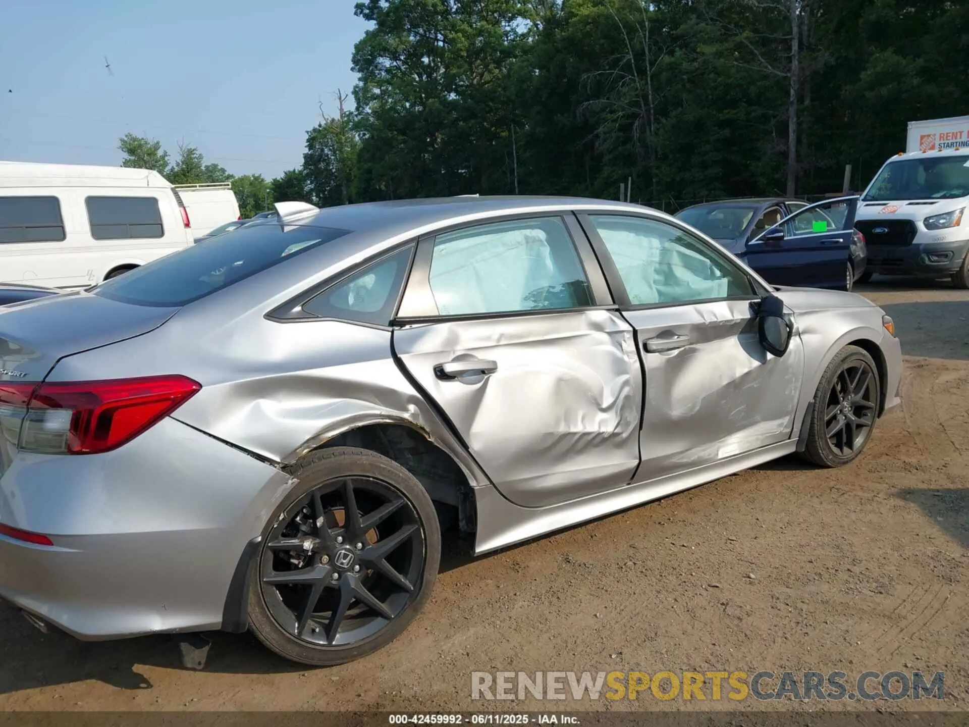 6 Photograph of a damaged car 2HGFE2F57NH582953 HONDA CIVIC 2022