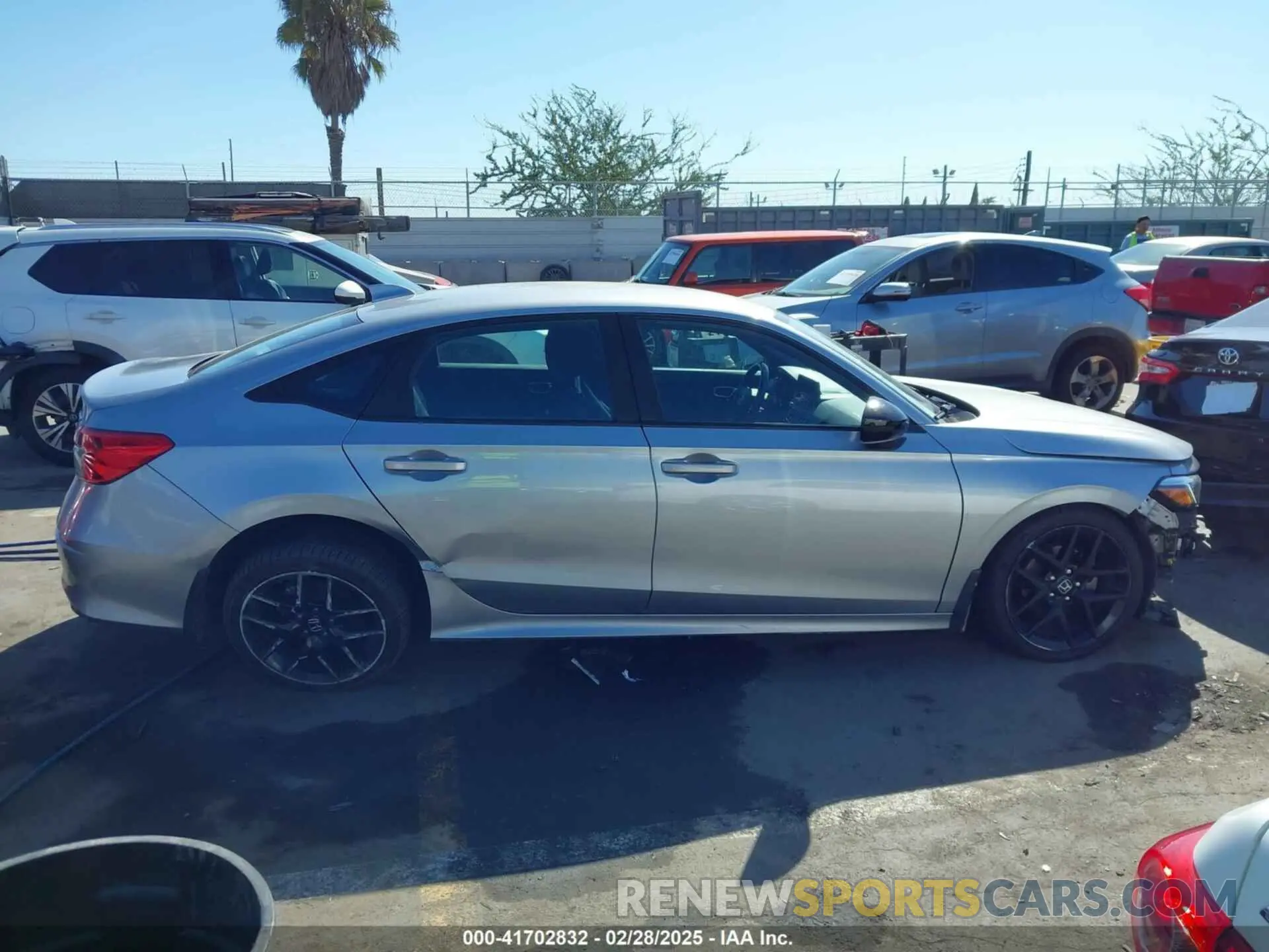 14 Photograph of a damaged car 2HGFE2F57NH585710 HONDA CIVIC 2022