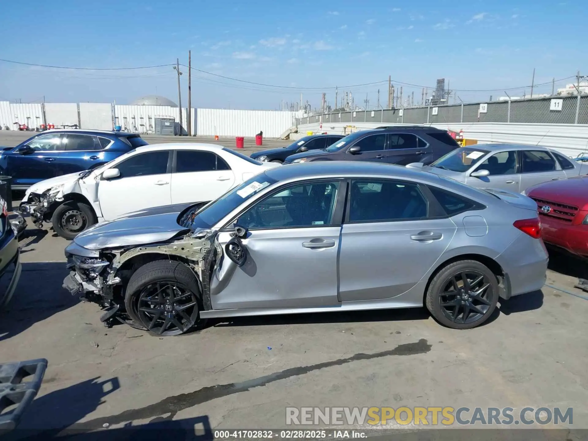 15 Photograph of a damaged car 2HGFE2F57NH585710 HONDA CIVIC 2022