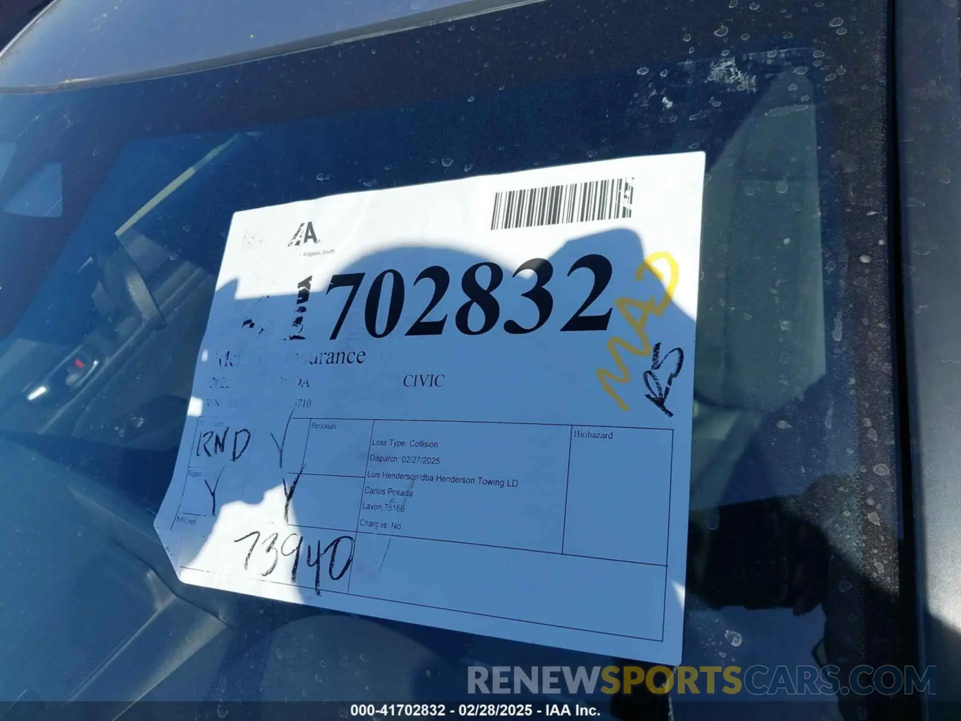 18 Photograph of a damaged car 2HGFE2F57NH585710 HONDA CIVIC 2022