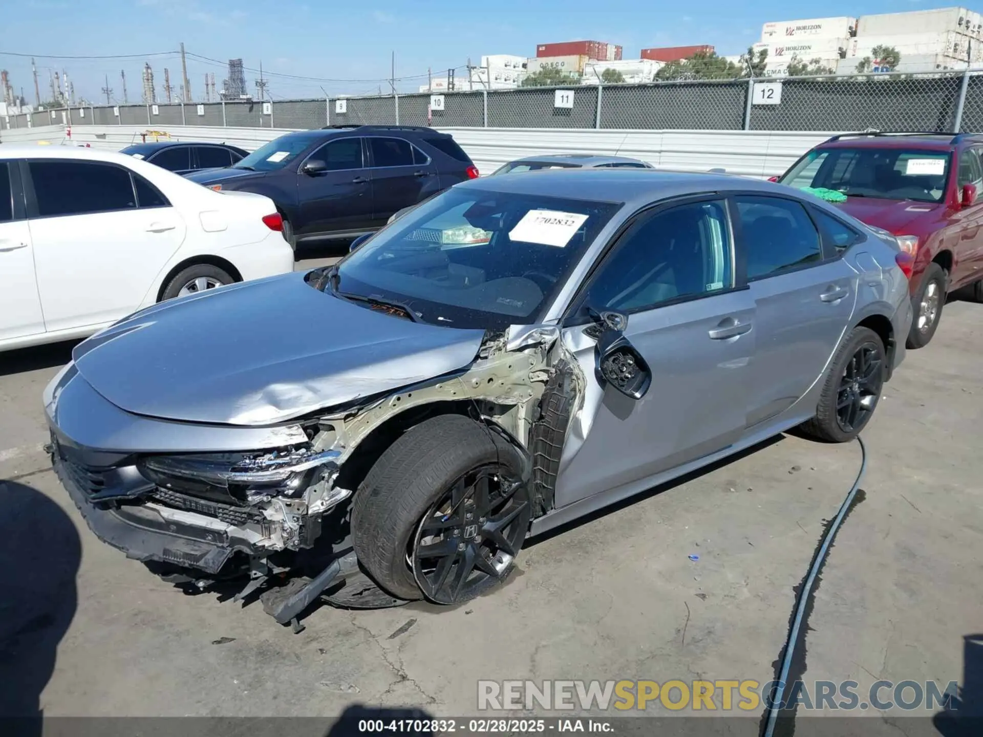 2 Photograph of a damaged car 2HGFE2F57NH585710 HONDA CIVIC 2022