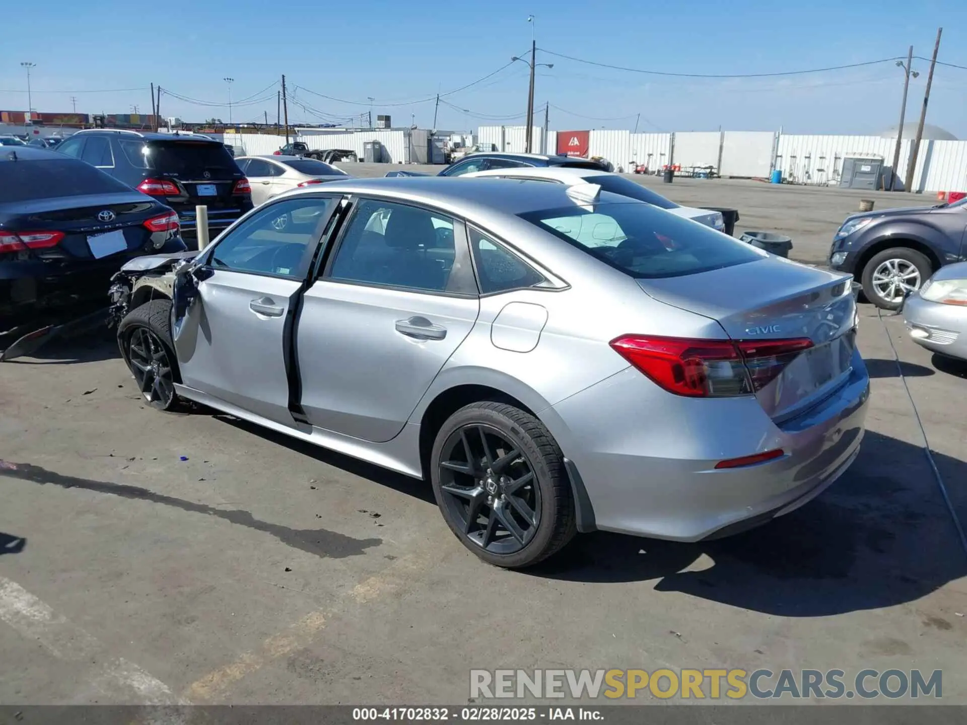 3 Photograph of a damaged car 2HGFE2F57NH585710 HONDA CIVIC 2022