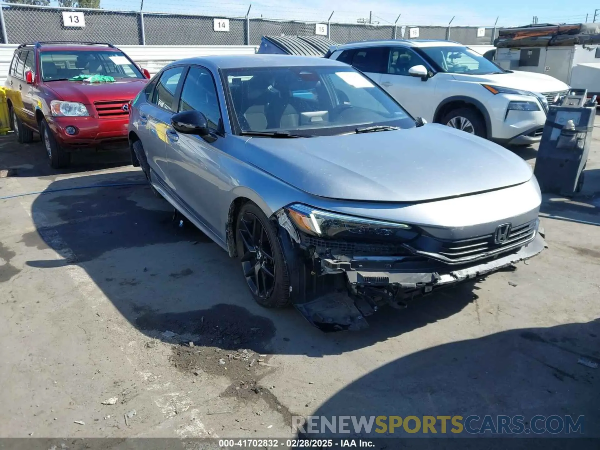 6 Photograph of a damaged car 2HGFE2F57NH585710 HONDA CIVIC 2022
