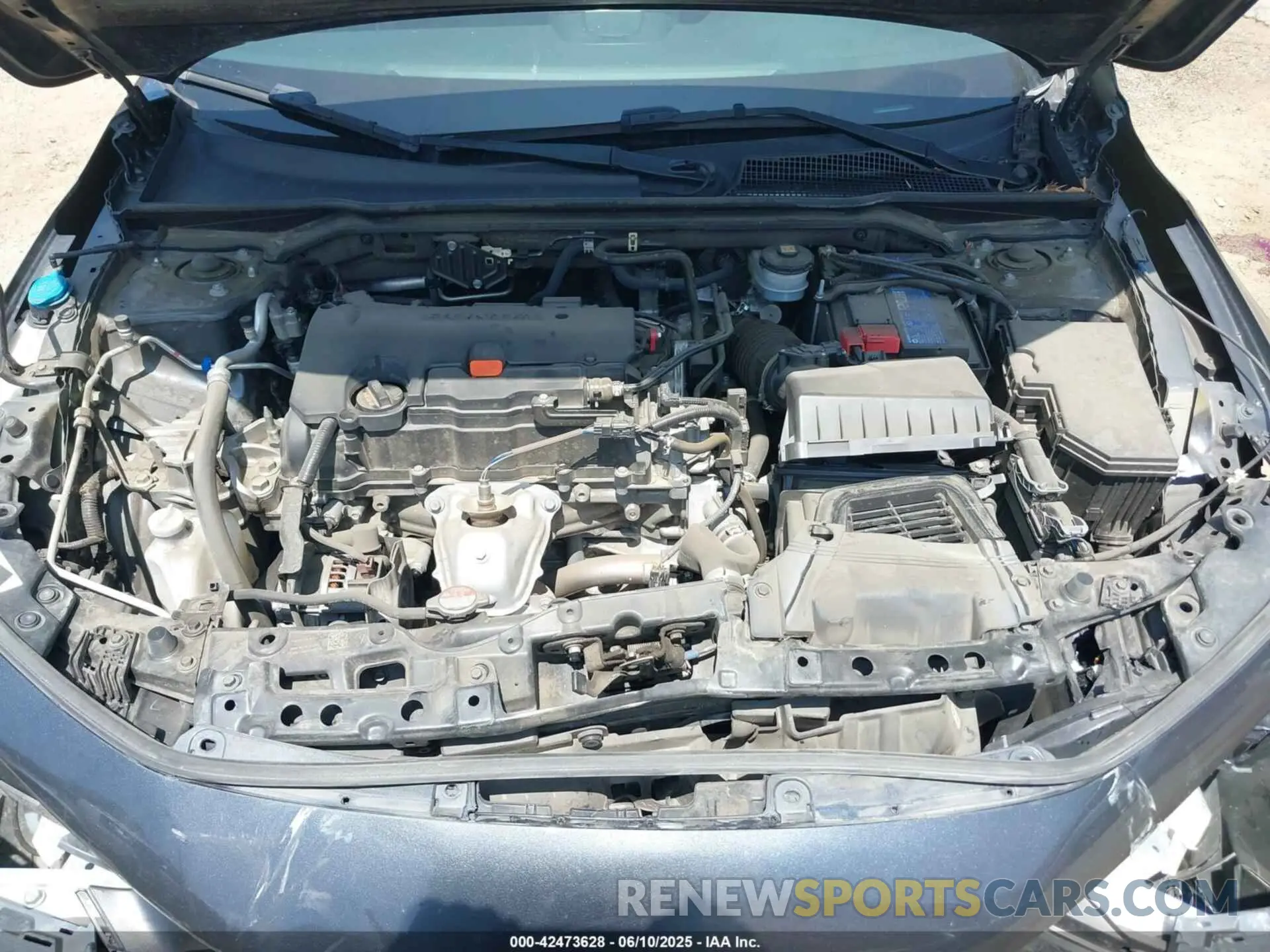 10 Photograph of a damaged car 2HGFE2F57NH586629 HONDA CIVIC 2022