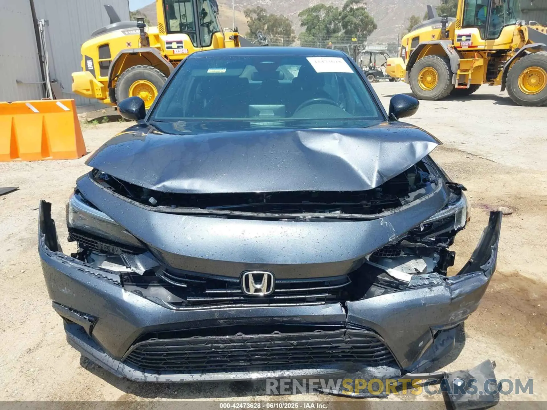12 Photograph of a damaged car 2HGFE2F57NH586629 HONDA CIVIC 2022