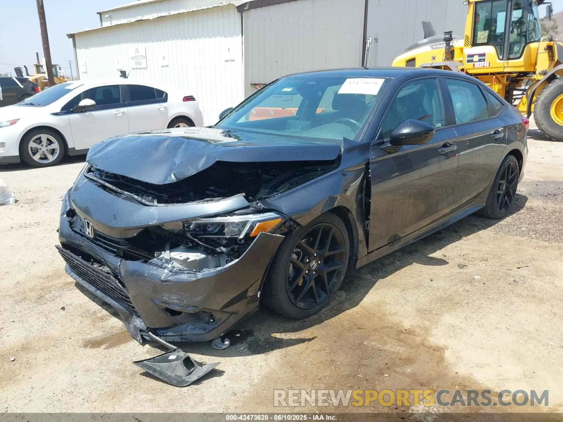 2 Photograph of a damaged car 2HGFE2F57NH586629 HONDA CIVIC 2022