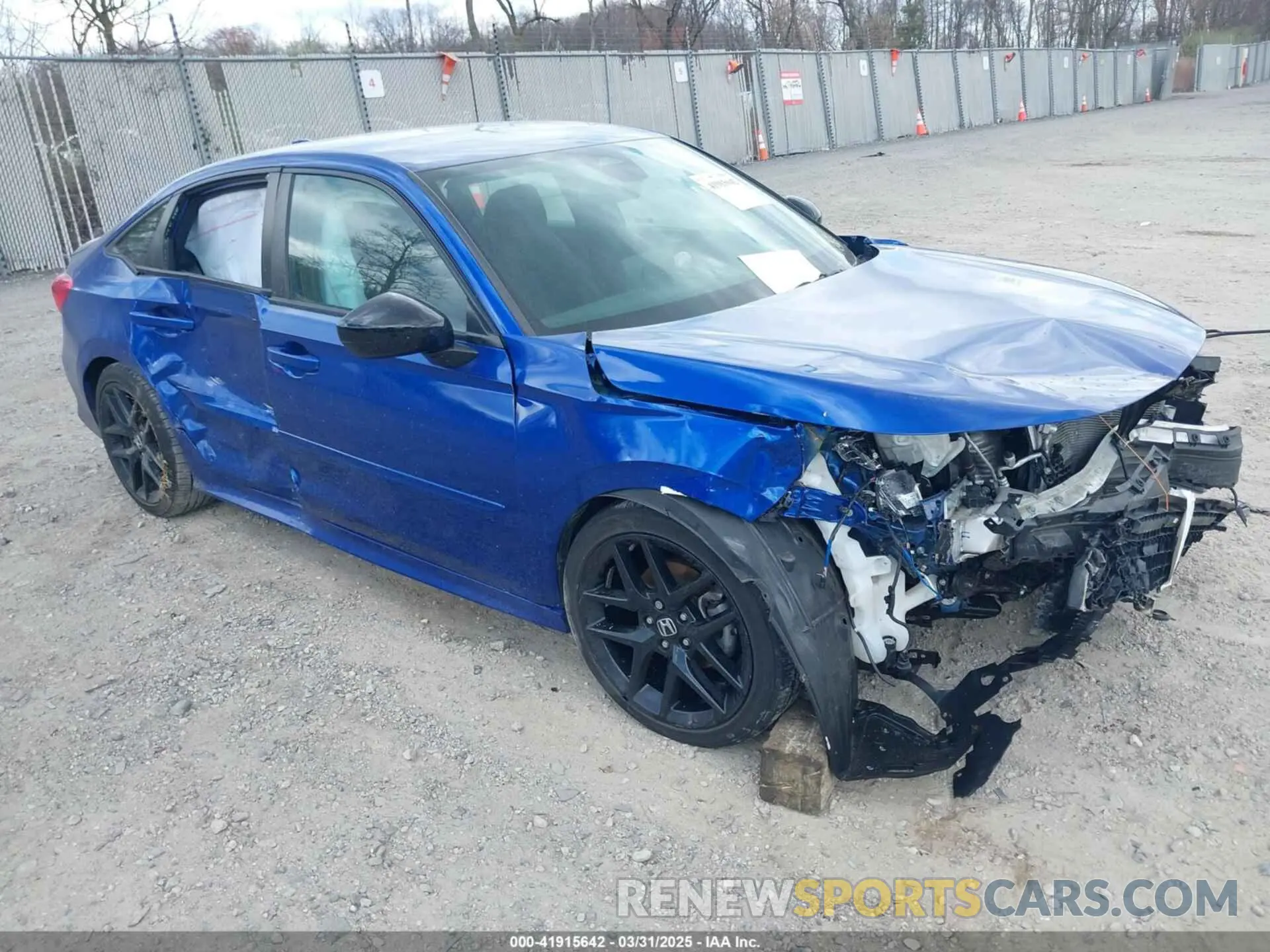 1 Photograph of a damaged car 2HGFE2F57NH588154 HONDA CIVIC 2022