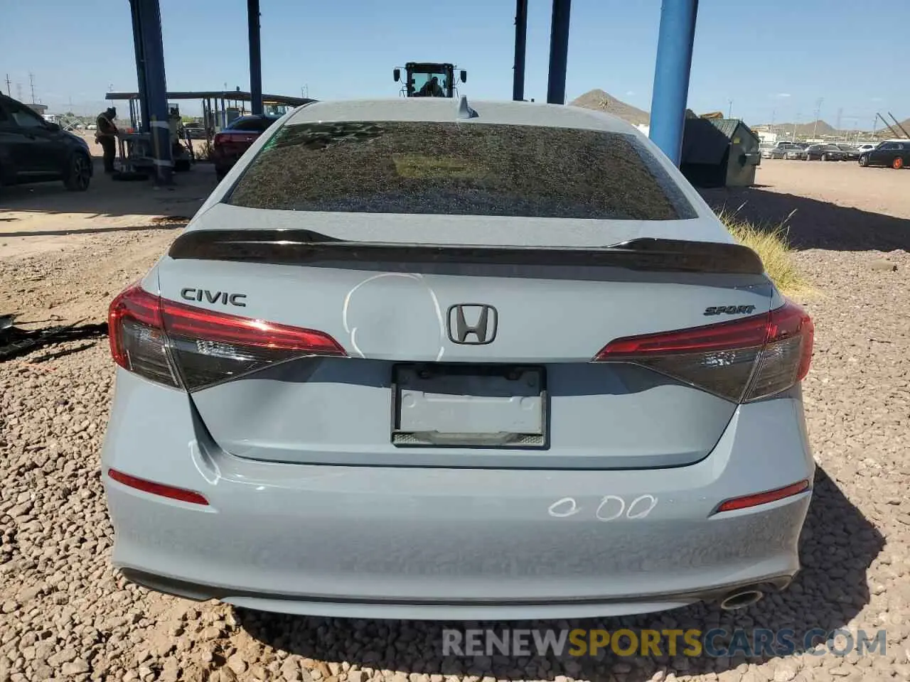 6 Photograph of a damaged car 2HGFE2F57NH592950 HONDA CIVIC 2022