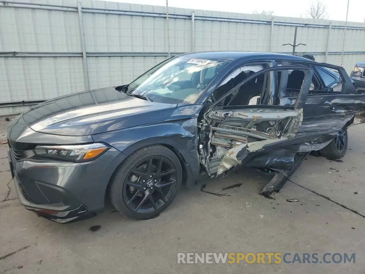 1 Photograph of a damaged car 2HGFE2F57NH599915 HONDA CIVIC 2022