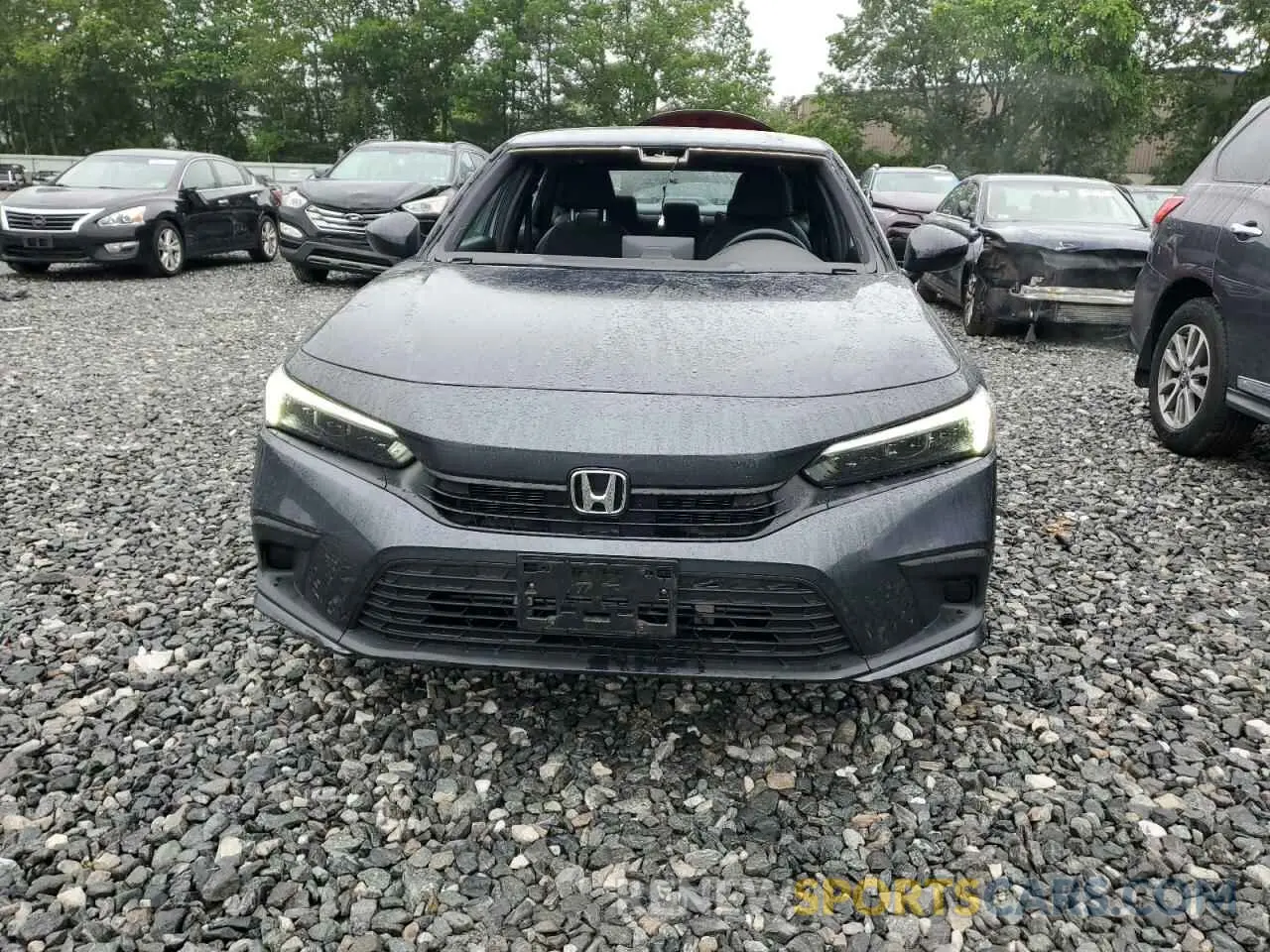 5 Photograph of a damaged car 2HGFE2F57NH605888 HONDA CIVIC 2022